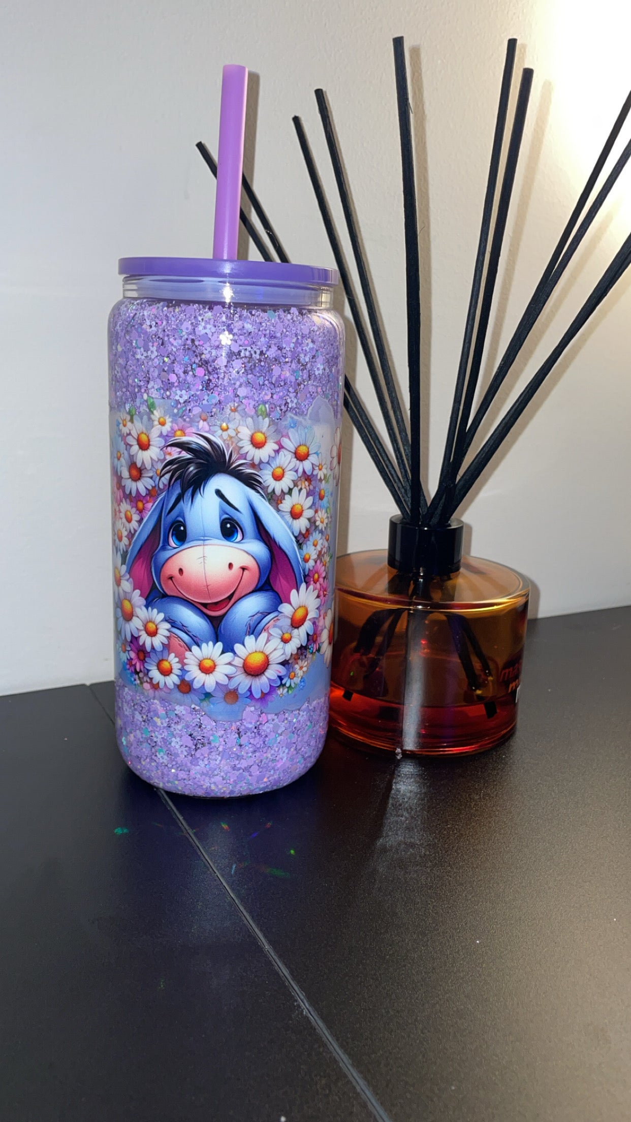 16oz Glass Snowglobe ~ Eeyore