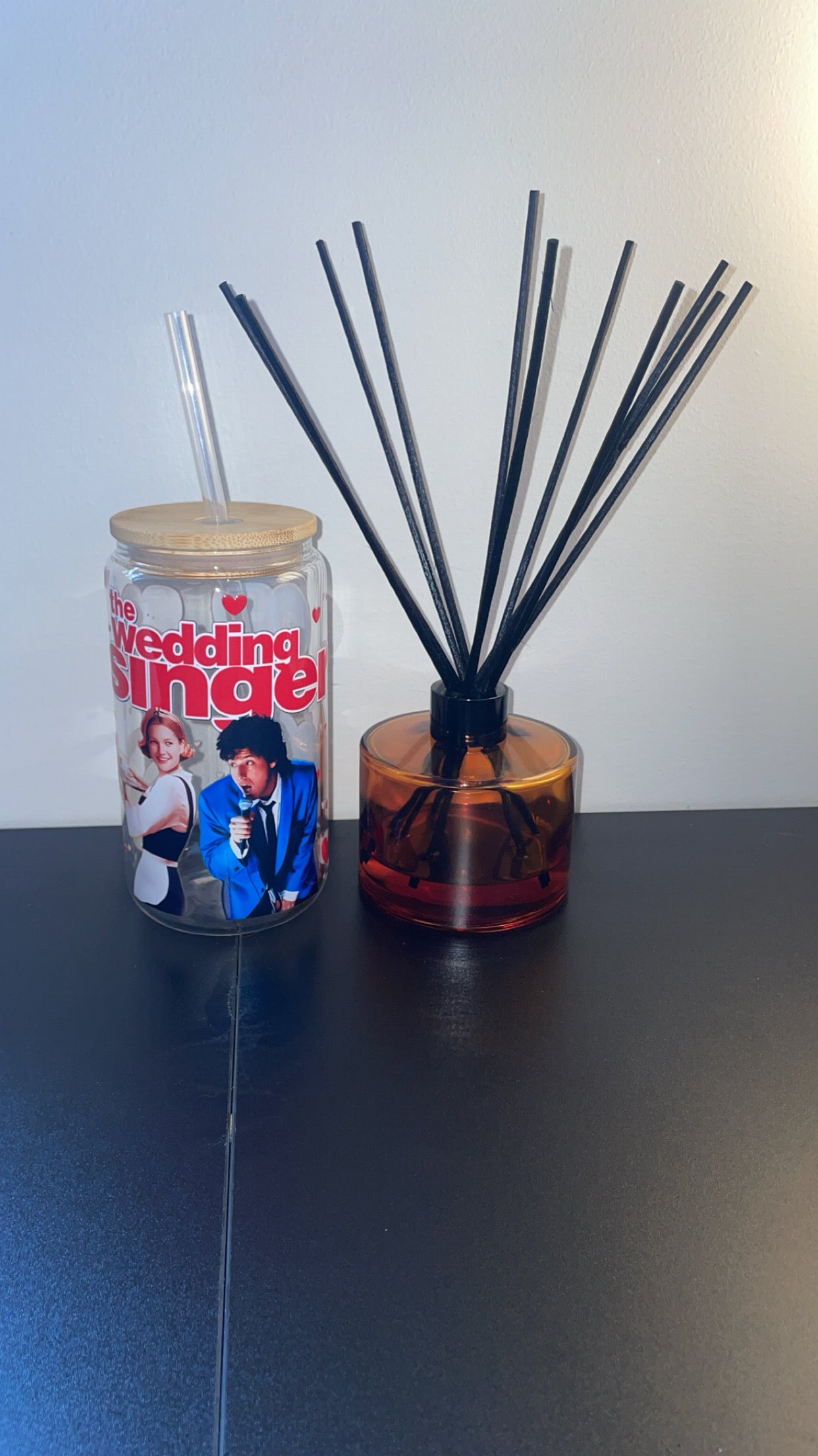 16oz Pre-made Glass Libby ~ Wedding Singer