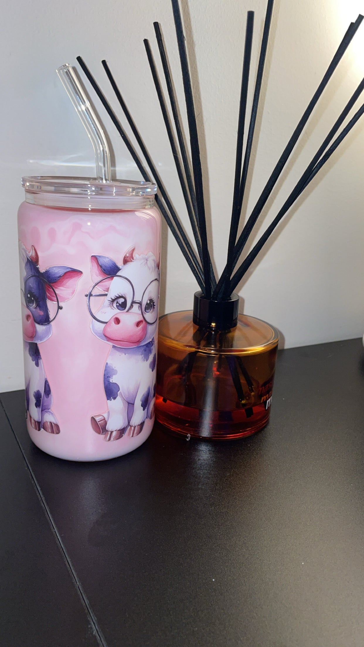 12oz Glass Milkshake ~ Smart Cow