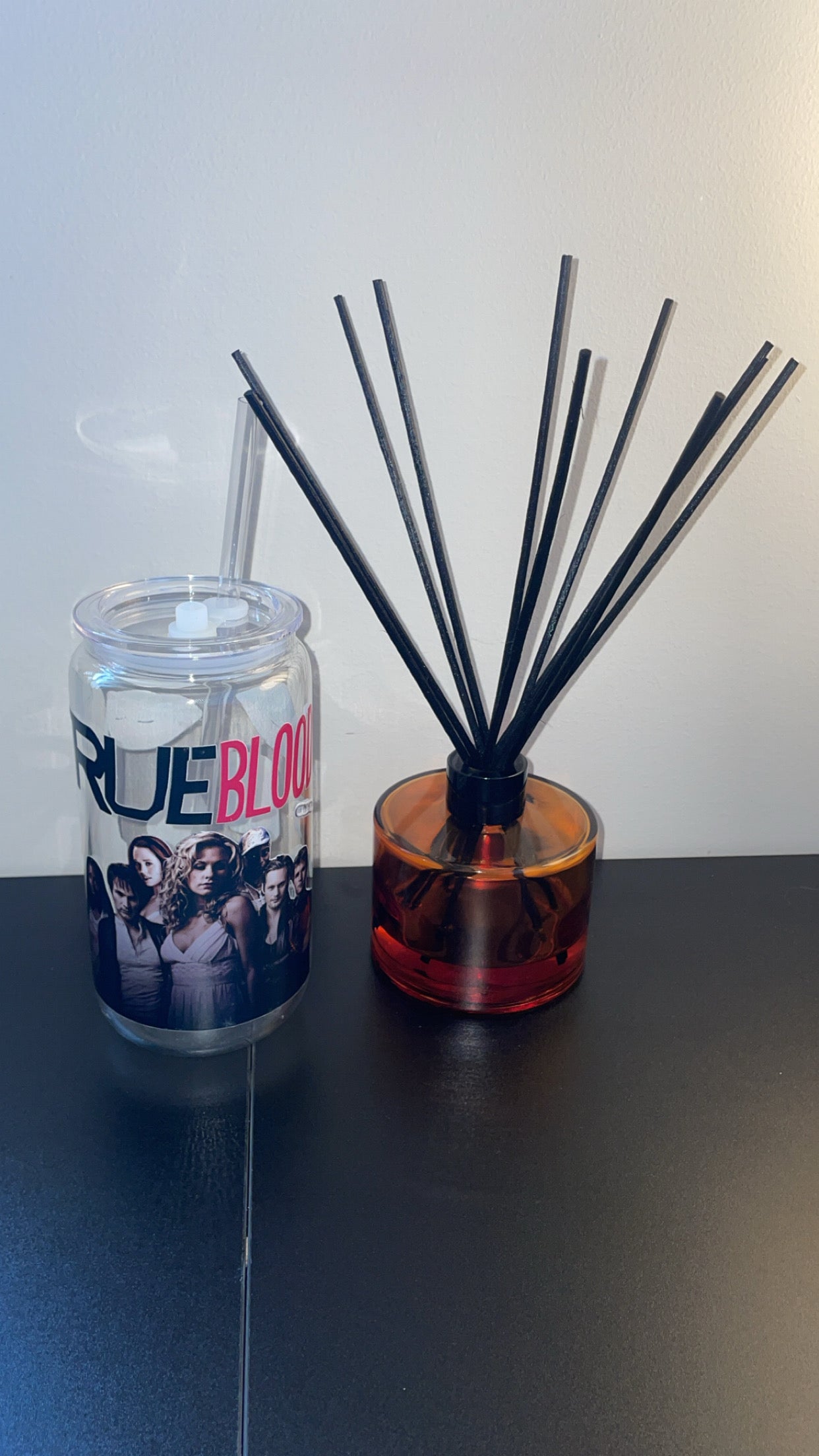 16oz Pre-made Glass Libby ~ True Blood