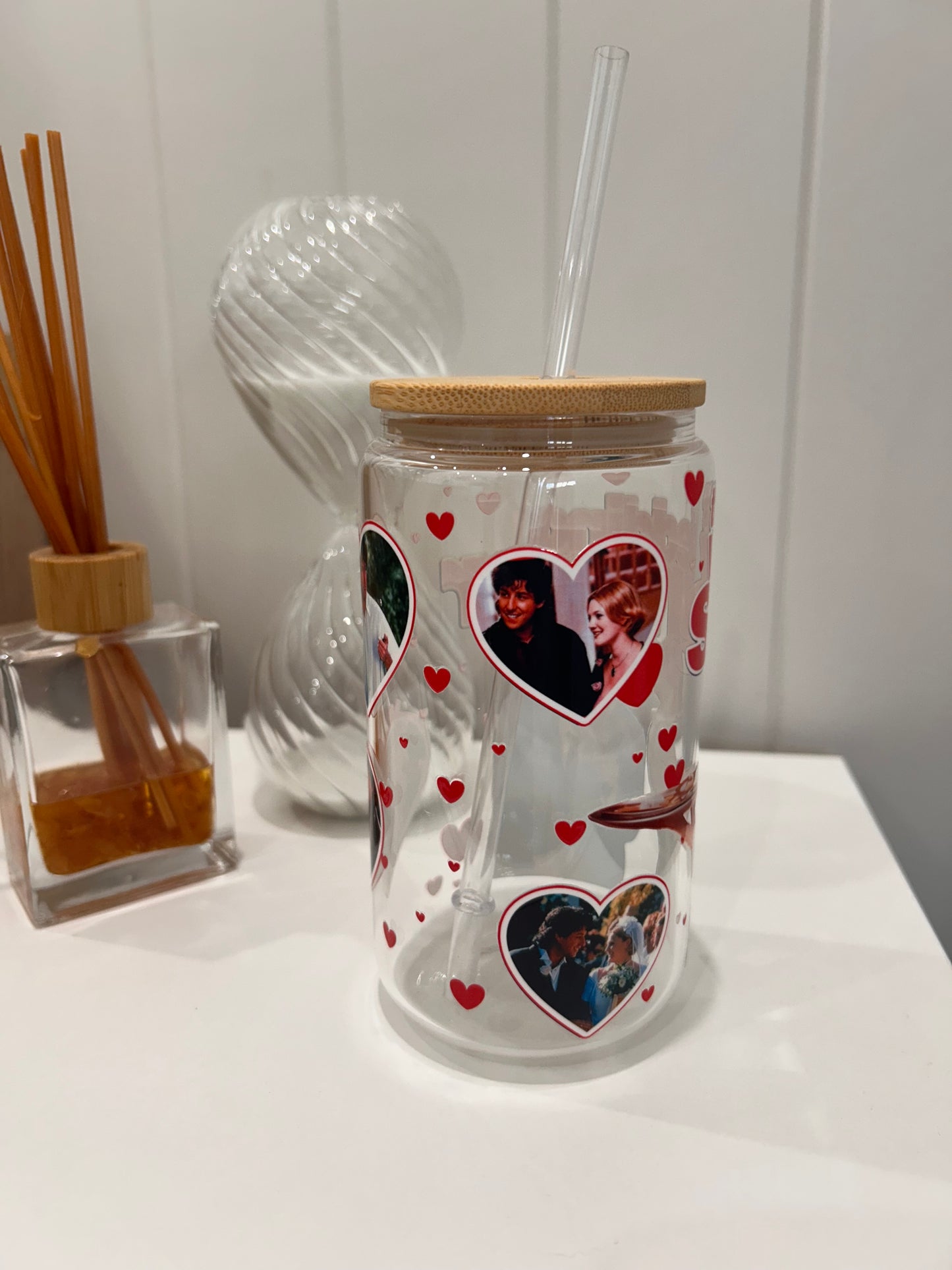 16oz Pre-made Glass Libby ~ Wedding Singer