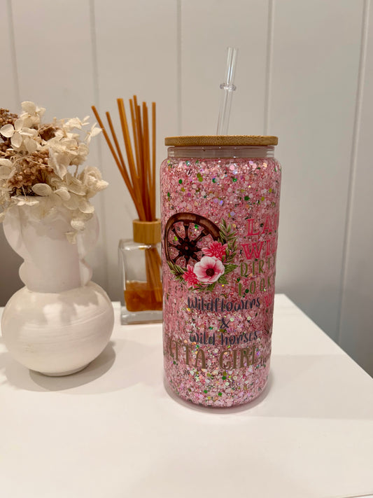 16oz Glass Snowglobe ~ Lainey Wilson