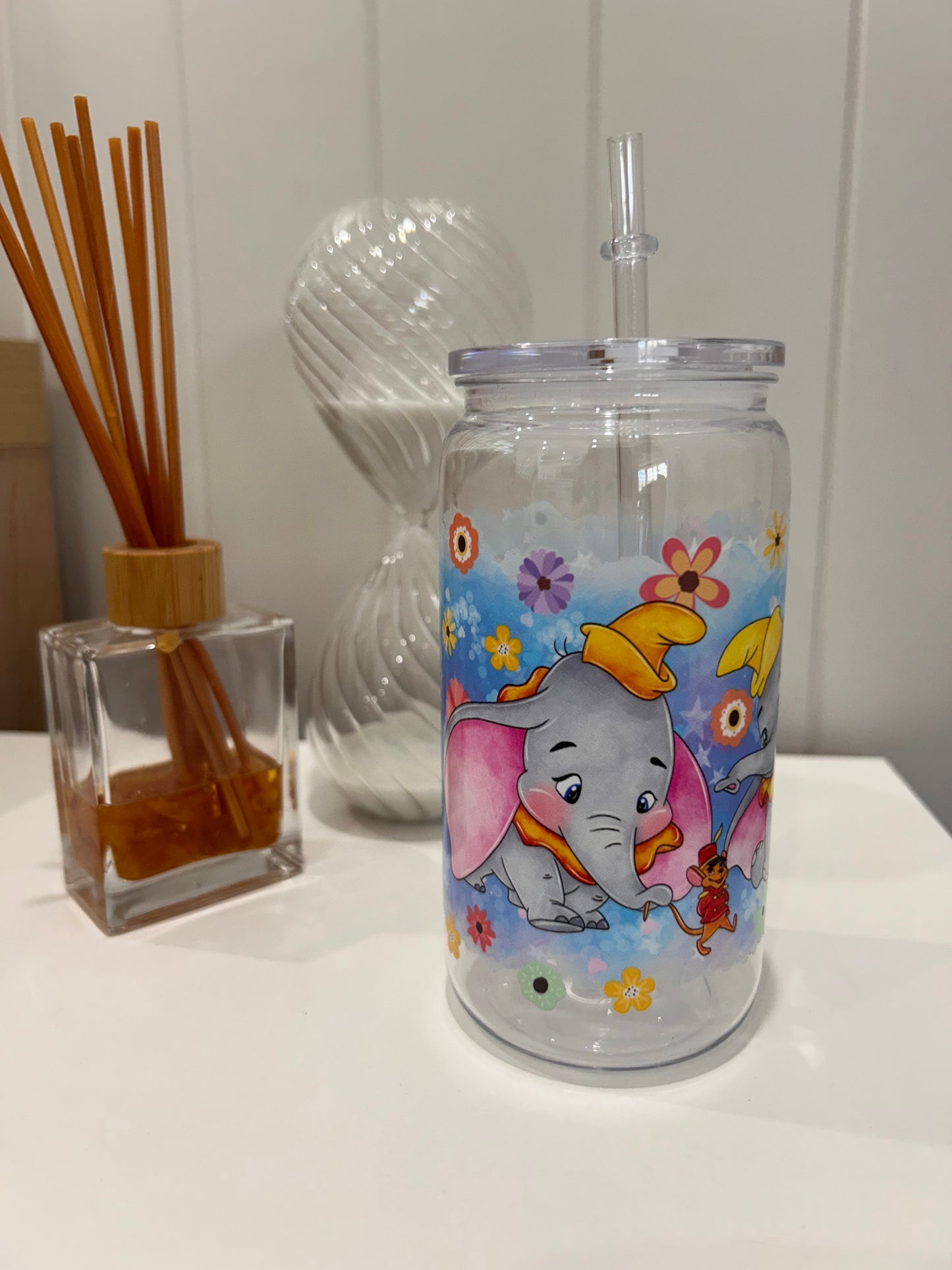 16oz Pre-made Acrylic Libby ~ Dumbo