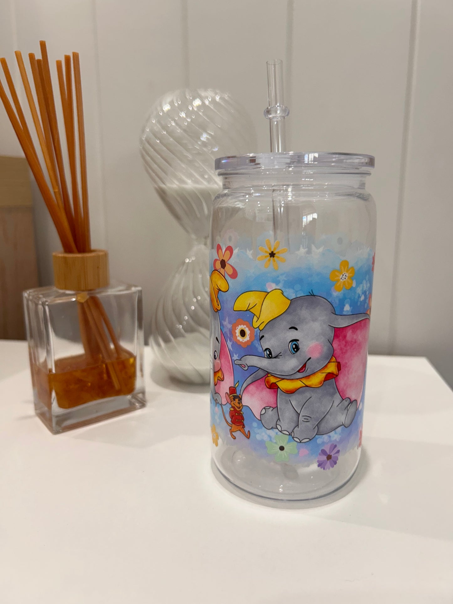 16oz Pre-made Acrylic Libby ~ Dumbo