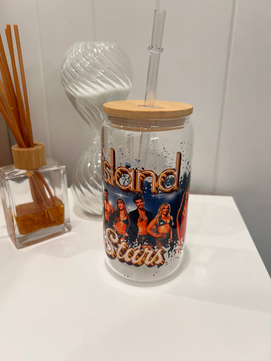 16oz Pre-made Glass Libby ~ Love Island