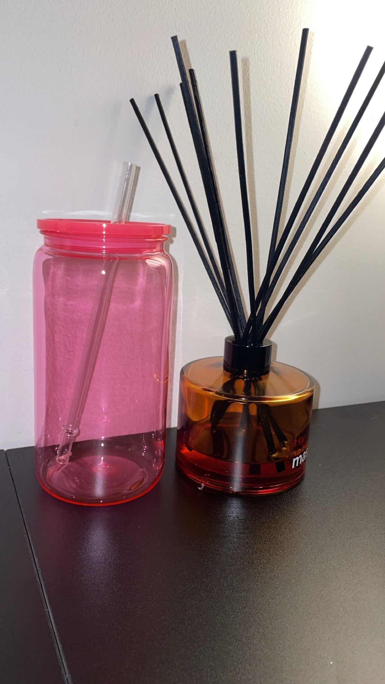 16oz Hot Pink Acrylic Libby