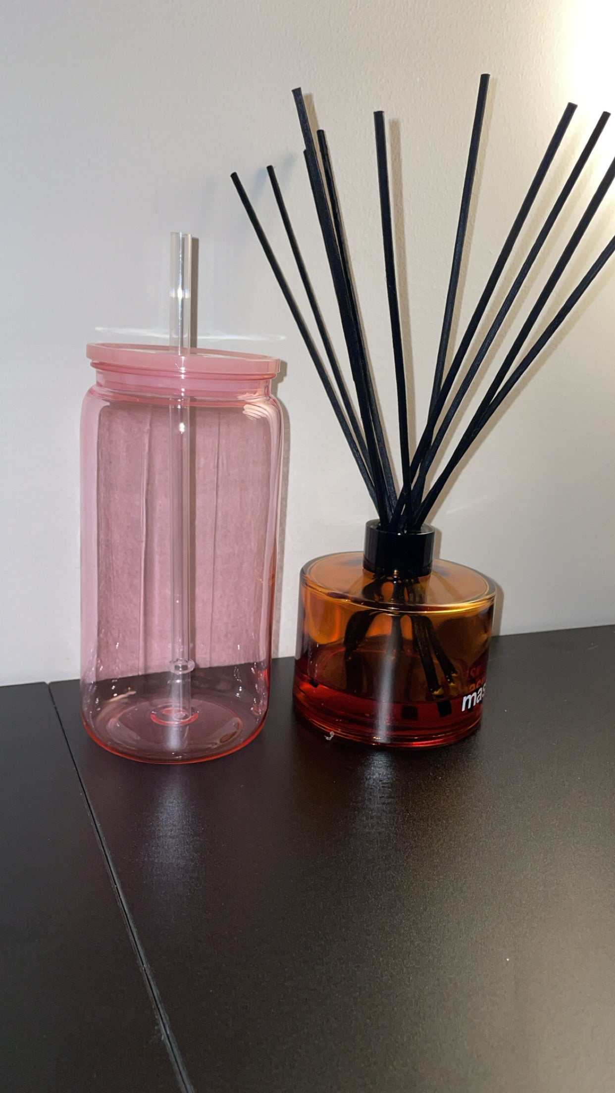 16oz Light Pink Acrylic Libby